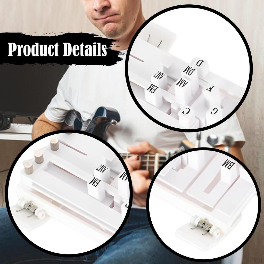 Gitaarhulp Akkoorden Training Assistent Leermiddel Vervanging Onderwijs Oefening voor Vrouwen