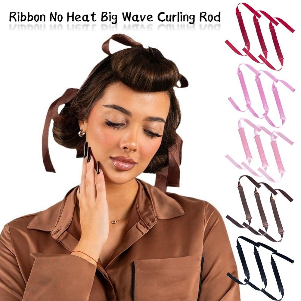 Heatless Hair Curler Lazy Hair Rollers No Heat Curling Rods Headband Soft Overnight Sleeping Curls Hair Styling Tools