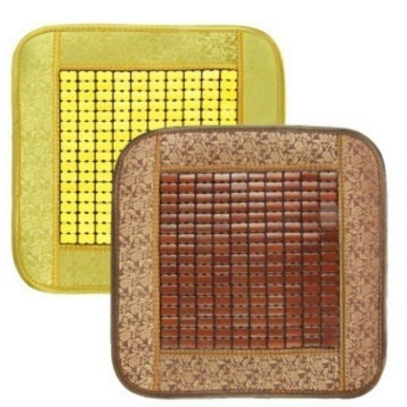 1pcs Car Bamboo Cool Pad Family Car Dual-use Cushion Breathable Cool Cushion