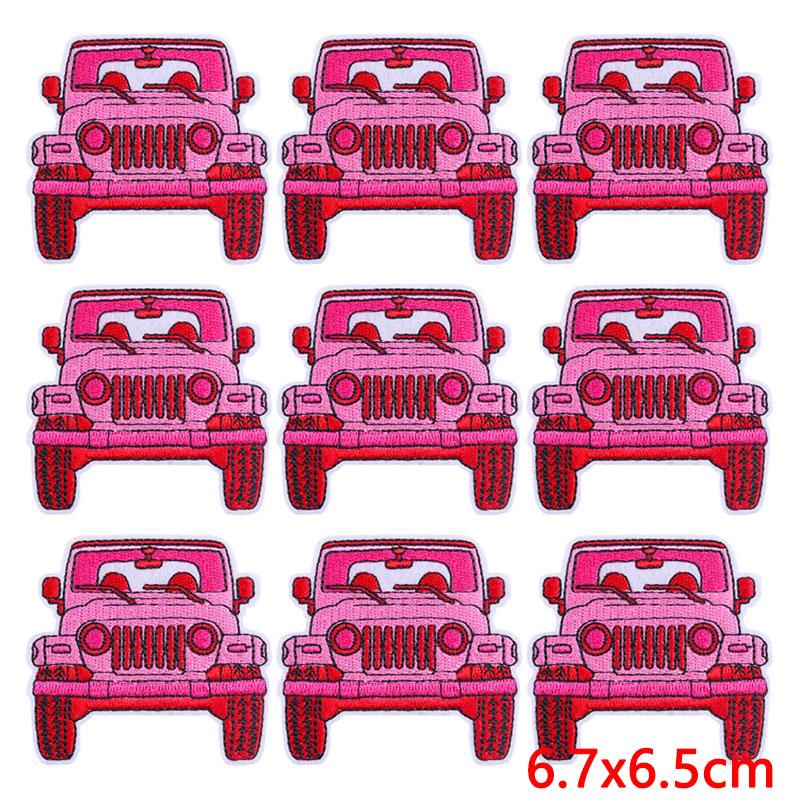 10Pcs/Lot Wholesale Fashion Cartoon Patch Iron On Patches On Clothes Letters Embroidered Patches For Clothing Applique Stickers