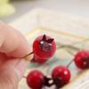 Small 20pcs Vegetable Red Home Decor With Cherry Stamen Fake Pomegranate Artificial Fruit Wedding Decoration Simulation Berries