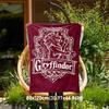 1pc Gryffindor Lion Crest Outdoor Flannel Throw Blanket All Season Soft Warmth,Home Decor 1031230