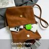 Trendy Women Crossbody Bag Fashi Texture Simple and Versatile Shoulder Bag Large Capacity Lightweight and Casual Saddle Bag