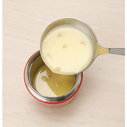 Tiger Thermos Vacuum Insulated Soup Jar 380ml Thermal Lunch Box Wide Mouth Round Bottom Chili Red MCL-B038-RC Tiger