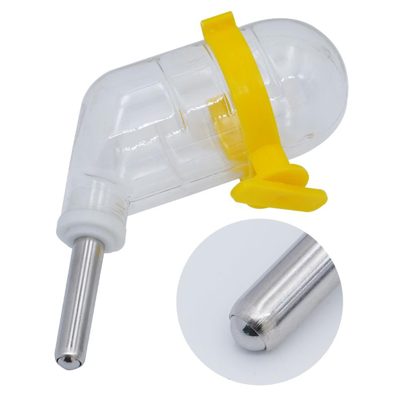 60ml Plastic Hamster Drinker Water Bottle Dispenser Feeder Hanging Guinea Pig Rabbit Drinking Bottle Pet Drinking Fountain
