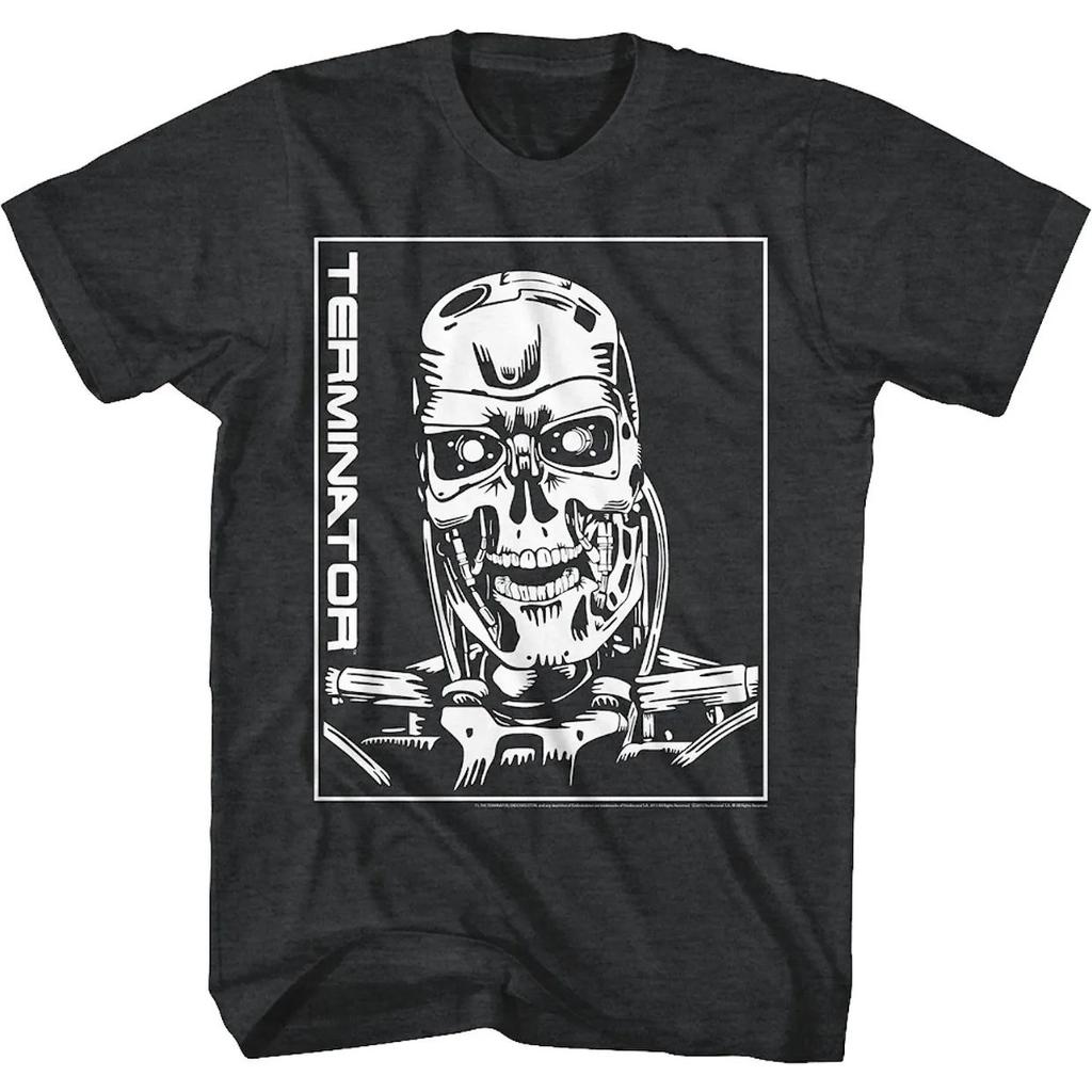 Vintage Y2k Classic Moive T Shirtsclassic Movie Joint Terminator The Terminator Retro Tshirt Print Cottontees Casual Loose Tops