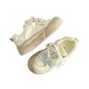 High-value Spring Board Shoes Women's New Platform White Shoes Bow Niche Shoes Bread Shoes