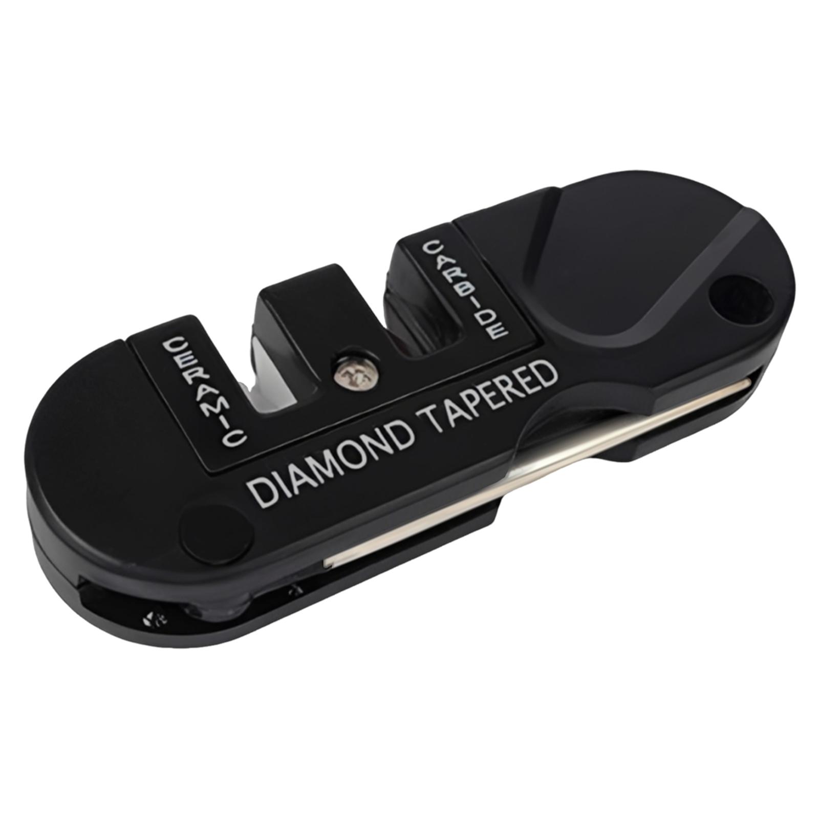 

Kitchen Knife Whetstone Sharpener Pocket Knife Sharpener Survival Camping Tool Portable Sharpening Rod Easy to Use