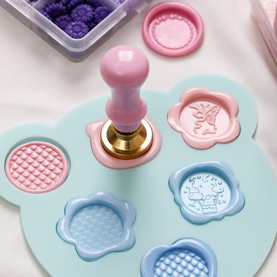 Silikonová podložka pod voskovou pečeť pro 25mm pečeť, pečetní vosk, fixace tvarů, podložky, fixátor pečetění, nástroj pro DIY výrobu obálek a scrapbooků