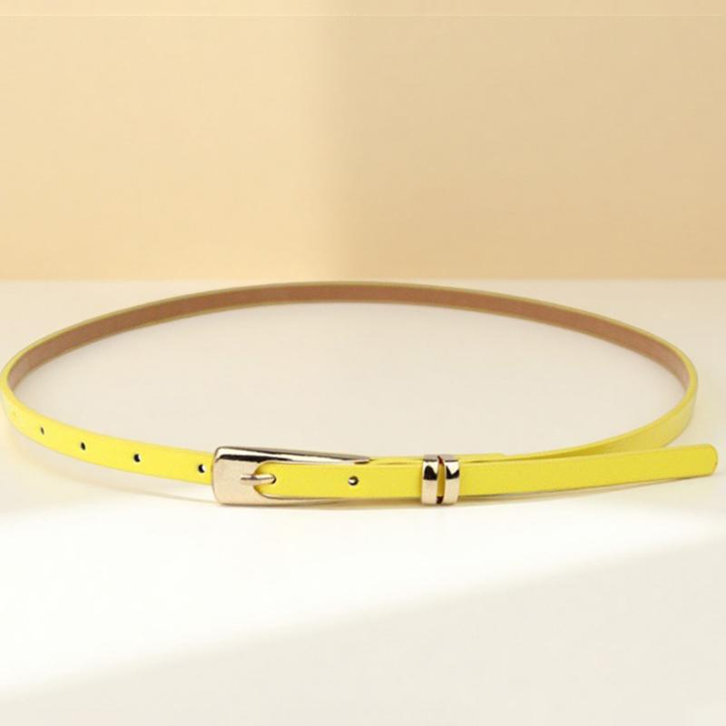 1 шт. 105 см 11 Конфетных Цветов Женский Декоративный Кожаный Пояс Тонкий Пояс для Платья Пояс на Талию Поясная Лента