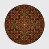 Ethnic Style Vintage Mandala Rug Round Rug Balcony Hanging Basket Living Room Decorative Floor Mat Anti -Slip Area Rug