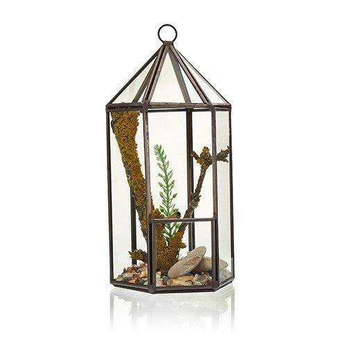 Glass Terrarium Lantern Shape
