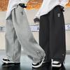 Boys Spring Autumn Loose-fit Bell Bottom Casual Pants Collection Trendy Cross-border Trousers for Big Kids