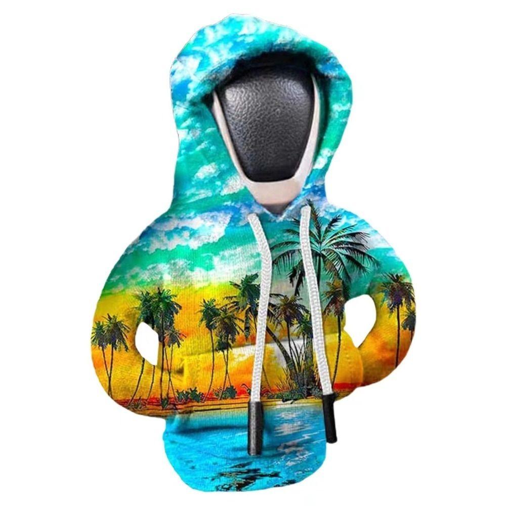 Car Interior Gear Shift Hoodie Cover Soft Shift Cover New Design Knob Hoodie Sweatshirt
