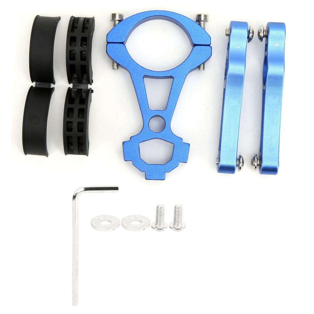 Adaptador de Suporte para Garrafa de Água Liga de Alumínio Guidão de Bicicleta de Estrada Conversor de GaiolaAzul