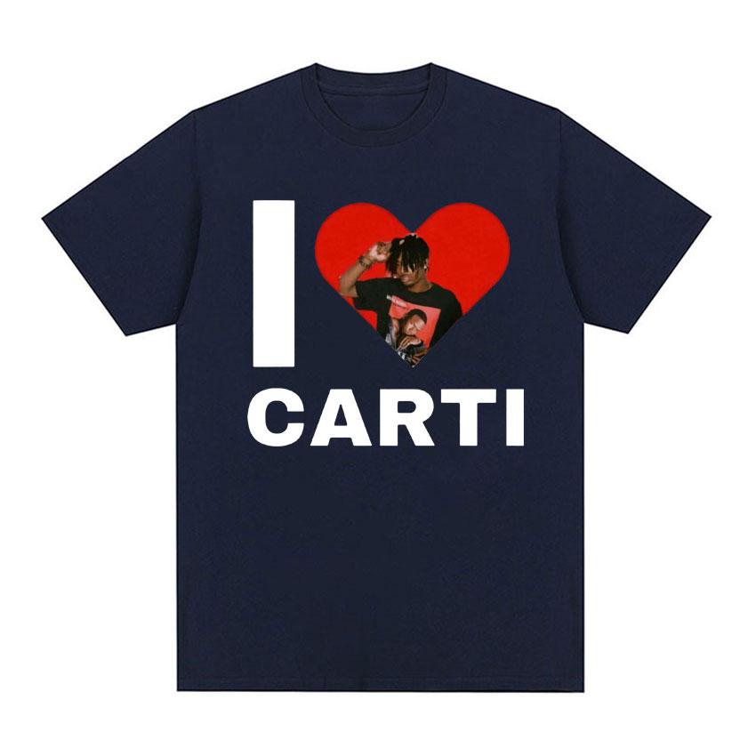 I Love Playboi Carti Rapper Graphic Tshirt Unisex Women Harajuku Y2k Short Sleeve Tshirt Male Hip Hop Oversized T Shirt Streetwear