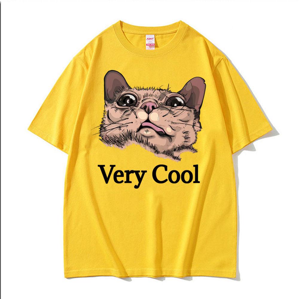 Gumbus Very Cool Funny Cat Meme T Shirt Men Women Fashion Kawaii Cute Short Sleeve Tshirts Summer Casual Tshirt Streetwear