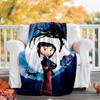 1pc Coraline6 Theme Blanket - Digital Print, Polyester, Cozy for All Seasons, Perfect for Outdoor, and Travel