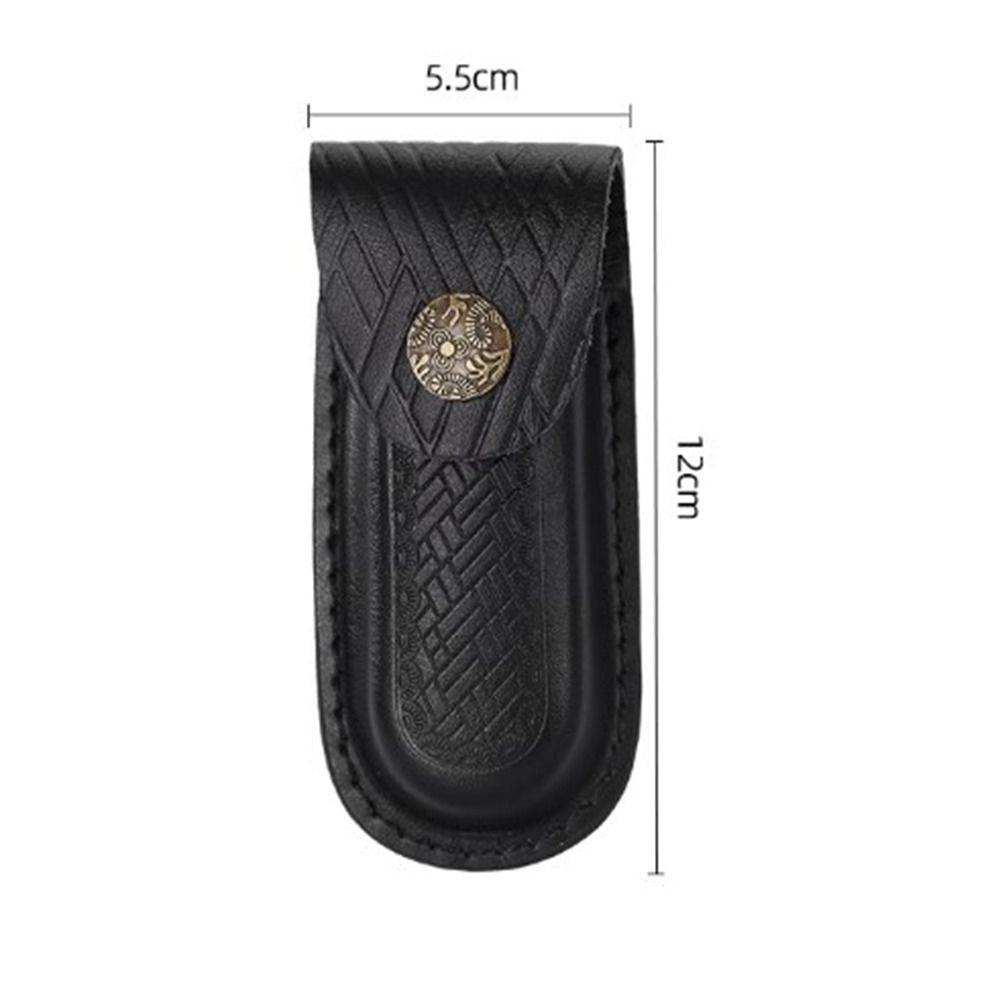 

High Quality Black Waist Knife Scabbard Foldable 4 Styles Case Holder Flashlight Belt Loop Outdoor Tool