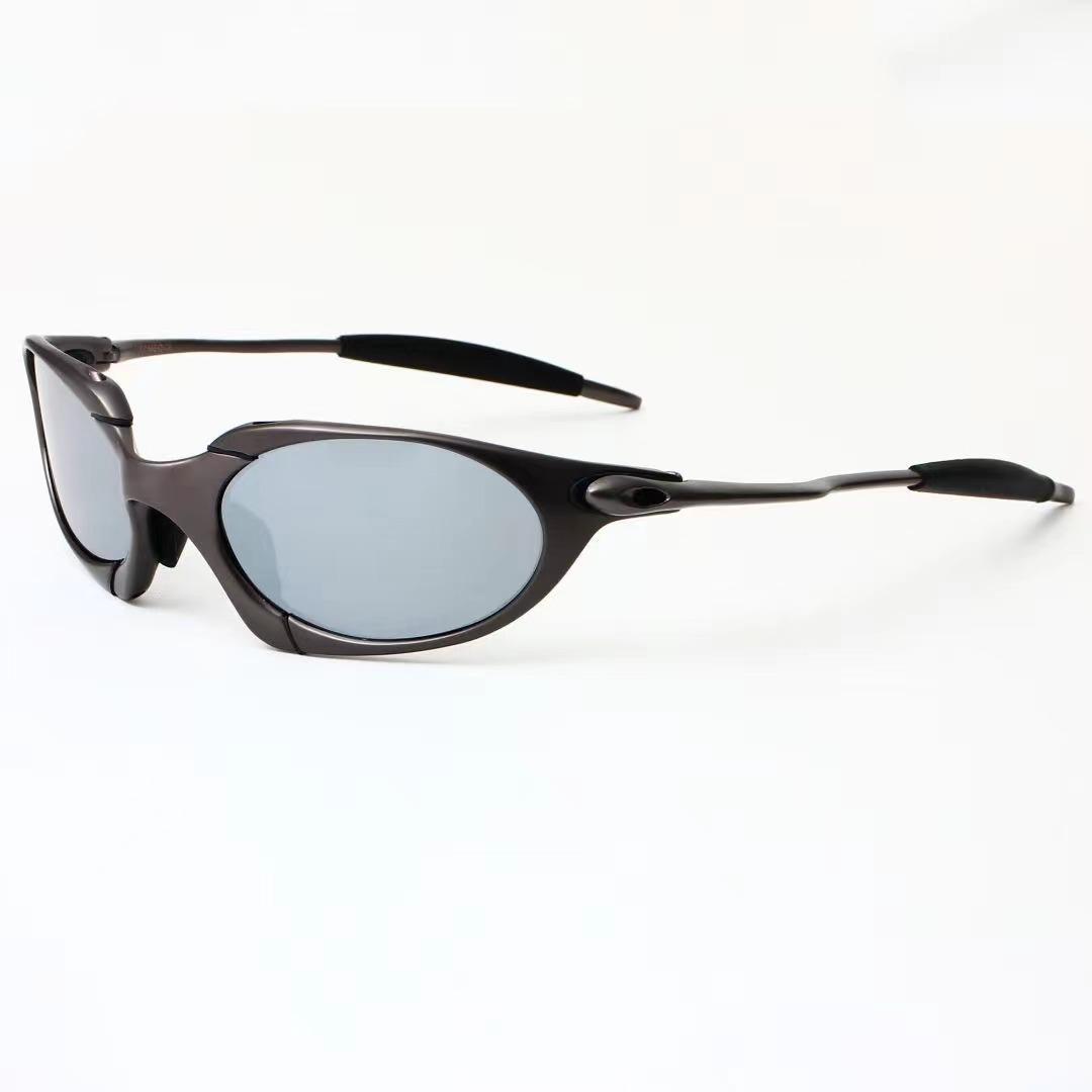 2026 European and American New Sand Gun Frame Polarized Sunglasses X Metal Outdoor Sports Cycling Sunglasses