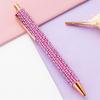 Retractable Ballpoint Pen Business Signature Pen Beads Ballpoint Pen