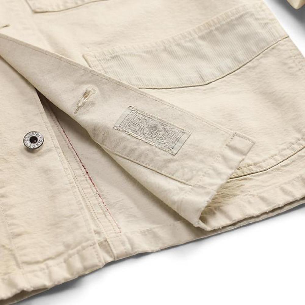 Double Rl Corduroy Trim Selvedge Canvas Jacket Mnrrotw16020193101 