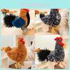 Animal Plush Toy Crows Roosters Kids Gift With Pp Cotton Filling For Playroom Decor