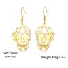 My Shape Gothic Skull Bone Earrings Stainless Steel Dangle Earrings Skeleton Hanging Earrings Cocktail Party Halloween Jewelry