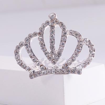 Crown Headdress Children Princess Performance Dress Hair Accessories Small Crown Insert Comb Hairpin Hairpin Girls Crown Birthday Gift
