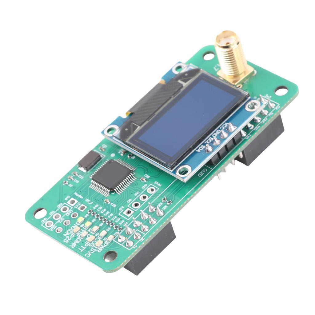 UHF VHF UV MMDVM Hotspot Module Kit SMA Interface LED Display Hotspot Board with Antenna