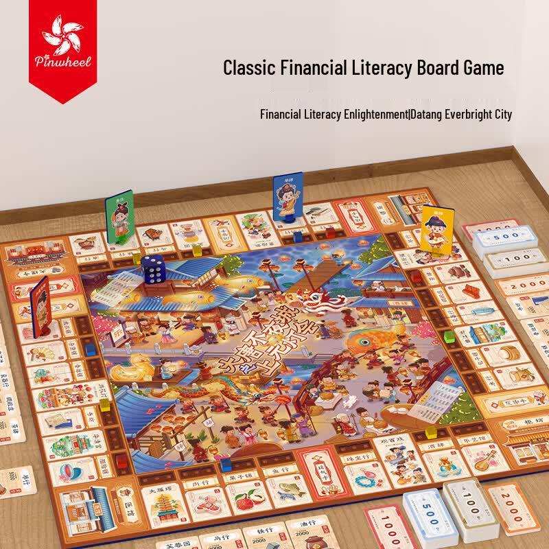 Pinwheel Kids  Financial Literacy Deluxe Board Game