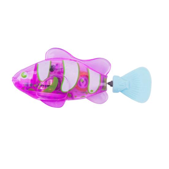 Swimming Fish Toy with LED Light Waterproof Battery Powered Simulation