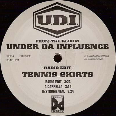 12inch Record U.D.I.  Tennis Skirts  All I Think About DDR3102 Dogday Records 1995 US Rap  HipHopRB Used