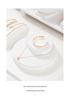White Jewelry Display Stand for Bracelets, Rings, and Necklaces