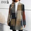 Women's Vintage Casual Solid Color Print Autumn Winter Long Sleeve Jackets & Coats