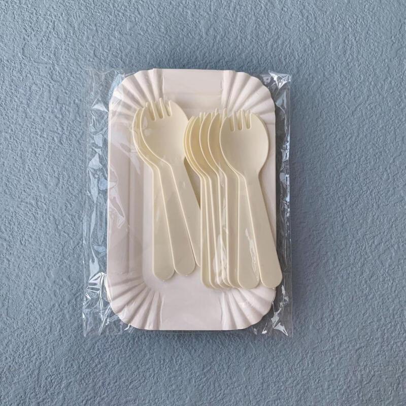 Disposable Birthday Cake Tableware Set
