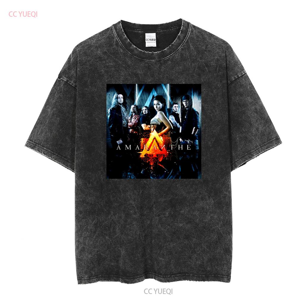 Amaranthe Members T Shirt Cotton Black Men All Size S 5XL 1M572 vintage Washed streetwear graphic homme Stylish Breathable