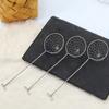 Pack of 6 High Quality Handmade Nonrust Steel Strainers Textured Grip and Hook Efficient Cooking Tasks