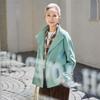 Women's Cotton Blend Casual Windbreaker Jacket