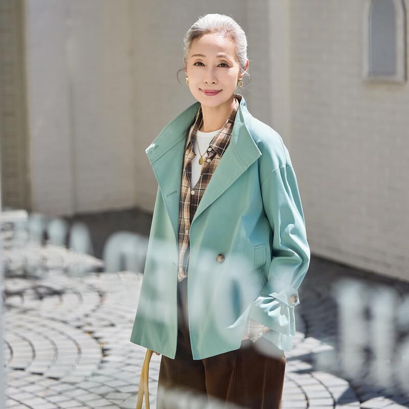 Women's Cotton Blend Casual Windbreaker Jacket