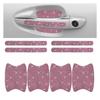 Bling Door Handle Protector 8PCS Set Auto Handle Sticker  For Auto Accessories