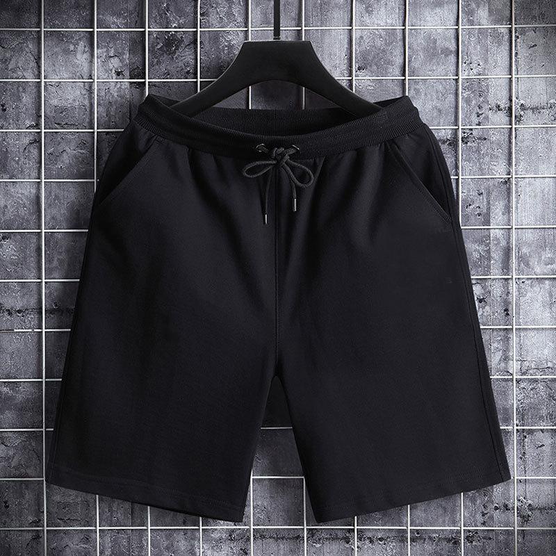Men's Summer Thin Twill Satin Fabric Five Pocket Casual Cotton Solid Color Shorts Loose Sit Basketball Beach Outerwear XXS-2XL