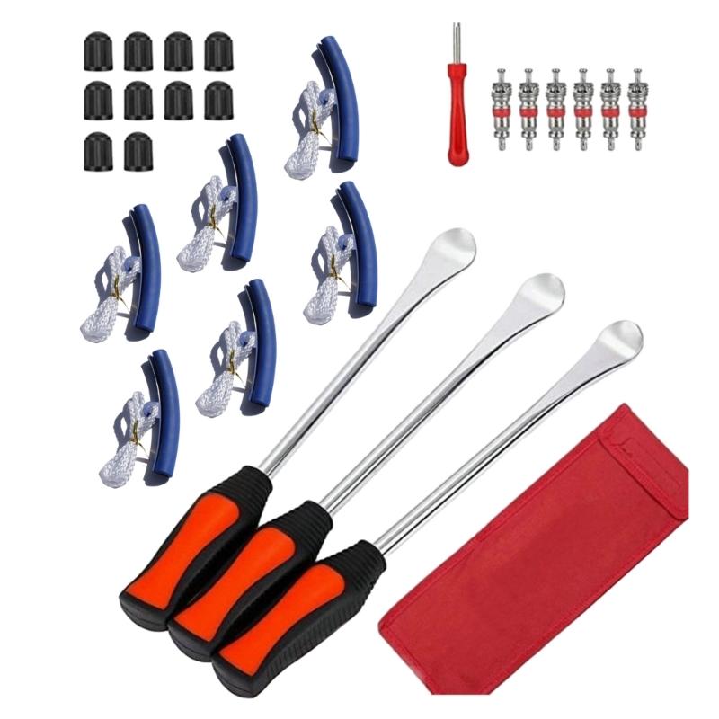 Bicycles Tire Lever Tyre Spoon Iron Changing Tool, Motorcycle Tire Levers Rim Protector Tire Changing Tool