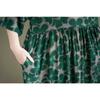 DIMANAF New 2026 Summer Women Plus Size Vintage Lady Long Dress Loose Oversize Maxi Floral Print Cotton Beach Dresses