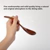 Wooden Spoon Cooking Spoon Bamboo Wave Pattern Kitchen Cooking Utensil Tool Soup Teaspoon Catering for Kitchen Dessert Tableware4