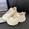Casual Dad Shoes Women's Summer Platform 2025 New Versatile and High Breathable Little White Shoes Casual Sports Shoes Women's