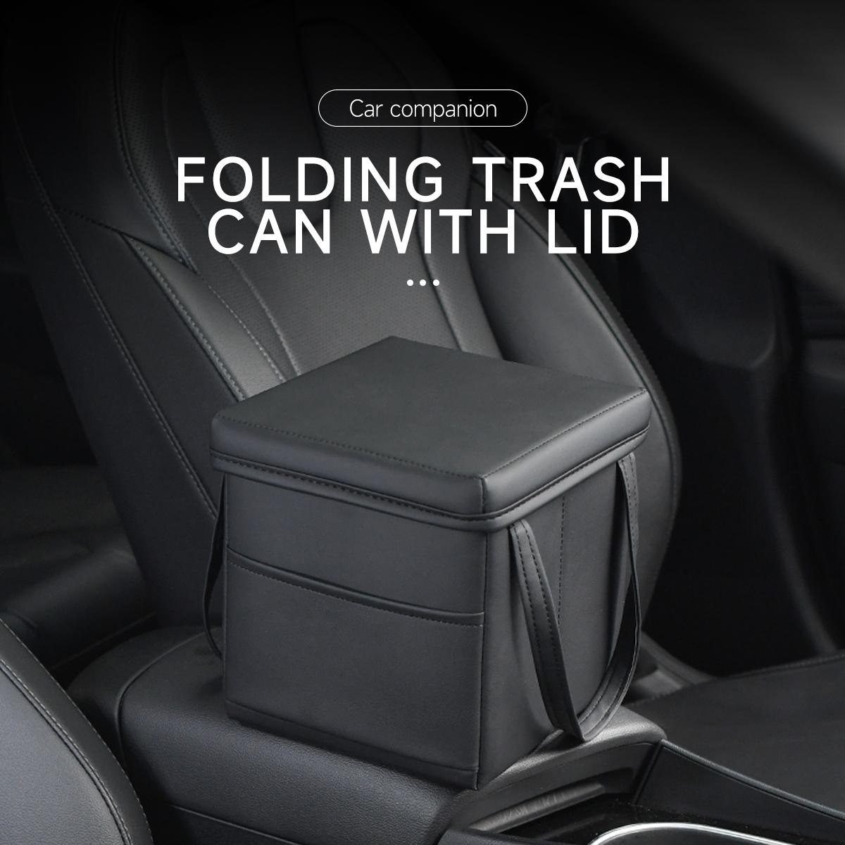 

Складной держатель для автомобильной сумки, ПУ-коробка для хранения, сумка для грузовых инструментов, набор инструментов для уборки, органайзер для багажника автомобиля, можно использовать как стул чёрный