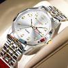 GUANQIN Men's Watches Casual Trend Fine Steel Original Brand Quartz Wristwatch for Man Waterproof Luminous Date Week Fashion New
