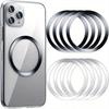 Finger Ring Metal Sheets For Magnetic Car Mobile Phone Holder with Wireless Charging Cellphone Iron Plate Sticker For Magsafe