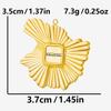 6pcs PVD Real Gold Plated Cherry Strawberry Flower Pendant Stainless Steel Charms For Jewelry Making Bulk Plant Charm Materials